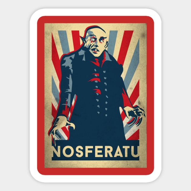 Nosferatu Sticker by Colodesign